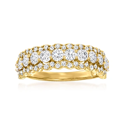 Shop Ross-simons Diamond Ring In 14kt Yellow Gold