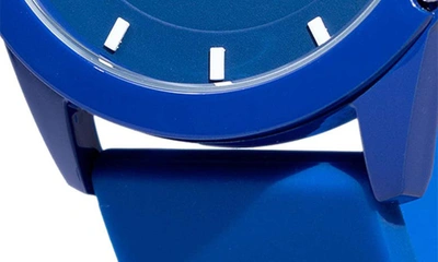 Shop Spgbk Watches Bronco Silicone Strap Watch, 42mm In Royal Blue