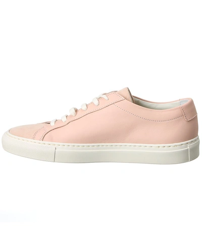 Shop Common Projects Original Achilles Leather & Suede Sneaker In Pink