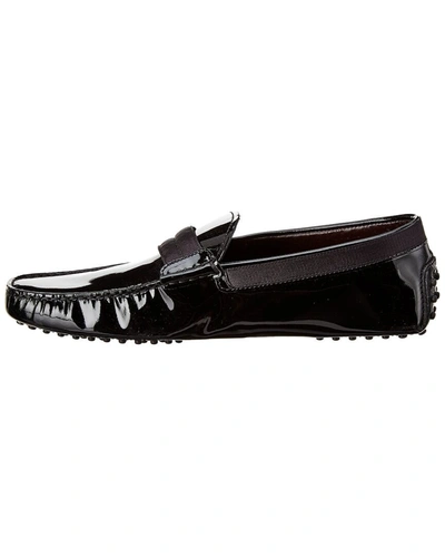 Shop Tod's Gommino Patent Loafer In Black
