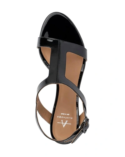 Shop Aquatalia Rosetta Slingback Heeled Sandal In Black