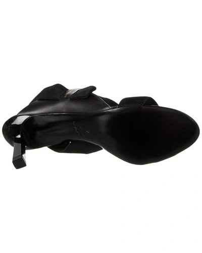 Ferragamo Vale 55 Vara Bow Slingback Sandals In Black