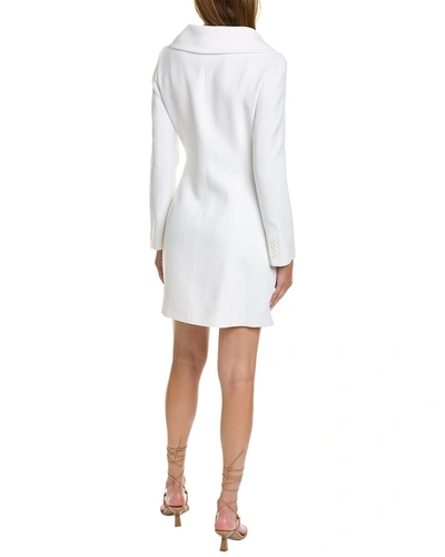 Shop Michael Kors Crepe Sab Tuxedo Dress In White