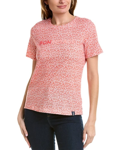 Shop Court & Rowe Folk Floral T-shirt In Pink