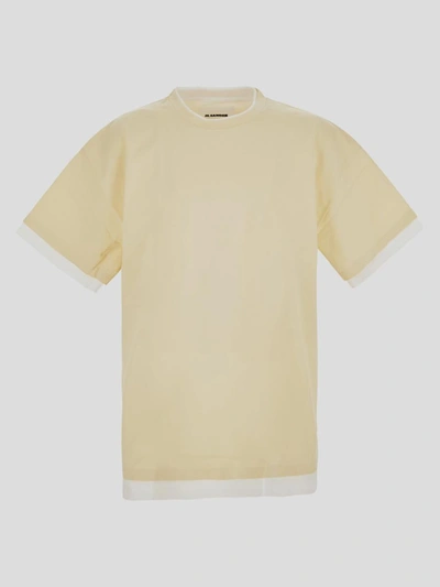 Shop Jil Sander Jiler T-shirt In Sand