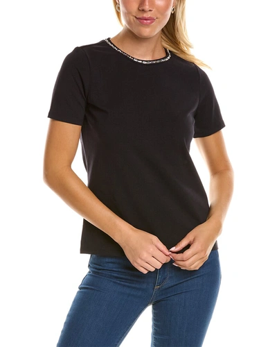 Shop Donna Karan Riviera T-shirt In Black