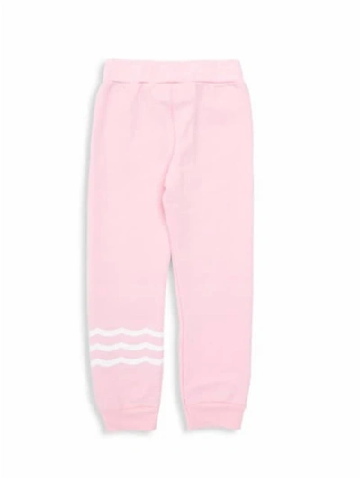 Shop Sol Angeles Girl's Waves Jogging Pant In Seashell In Pink