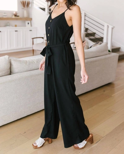 Shop Andree By Unit Dressed For The Night Jumpsuit In Black