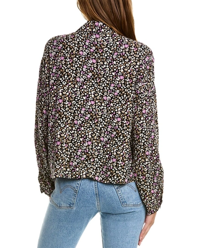 Shop Saltwater Luxe Cropped Shirt Jacket In Multi