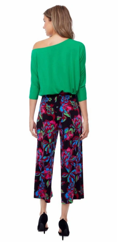 Shop Up Wide Crop Pant In Ibiza Print In Multi