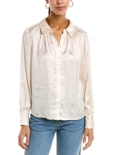 Ba&sh Doli Satin-jacquard Shirt In White | ModeSens