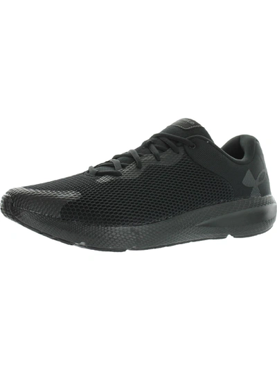 Shop Under Armour Charged Pursuit 2 Mens Fitness Lifestyle Running Shoes In Black