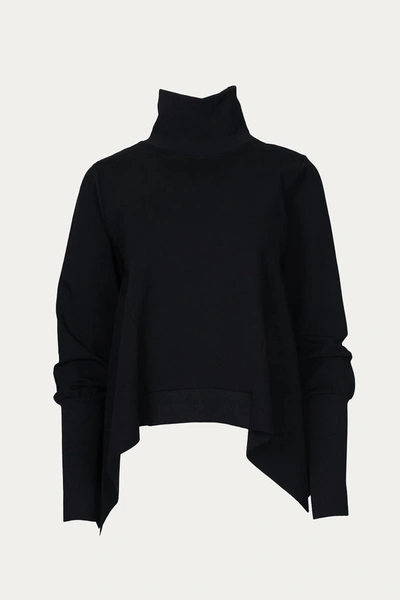 Madonna & Co Dolman Sleeve Knit Top In Black