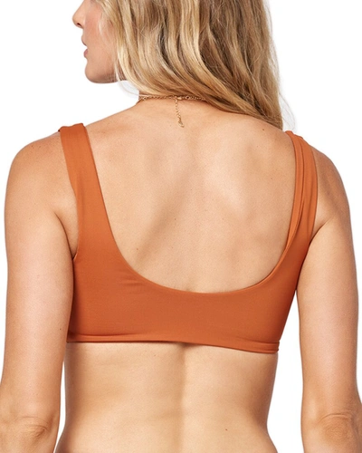 Shop L*space Lizzie Bikini Top In Orange