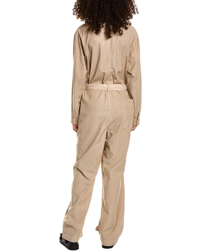 Shop Burning Torch Workwear Coverall In Beige