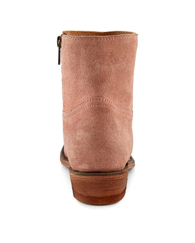 Shop Frye Billy Suede Boot In Pink