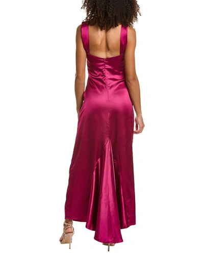 Shop 70/21 Satin Maxi Dress In Purple