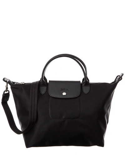 Shop Longchamp Le Pliage Medium Neo Nylon Tote In Black