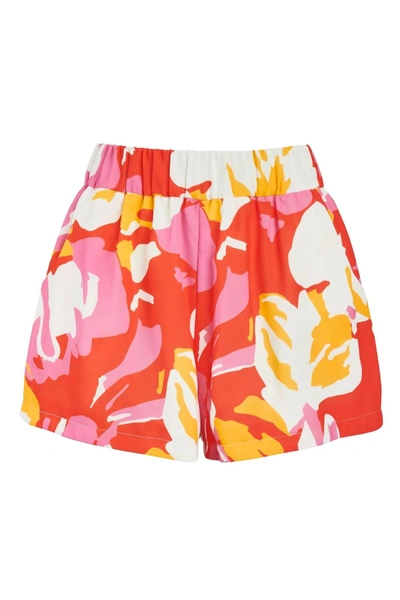 Crosby By Mollie Burch Cailan Short In Coral Charm In Pink