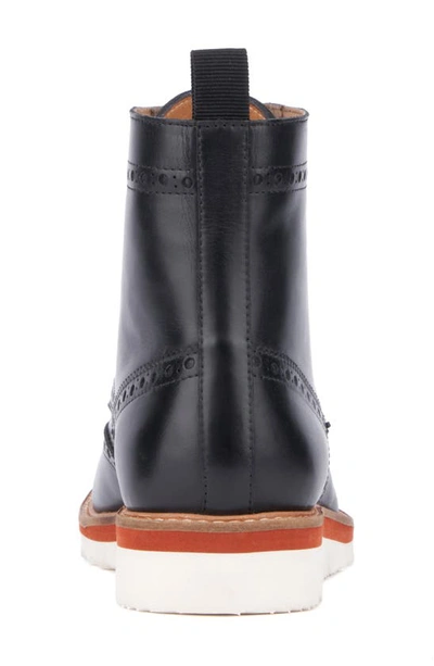 Vintage Foundry Parker Wingtip Boot In Black