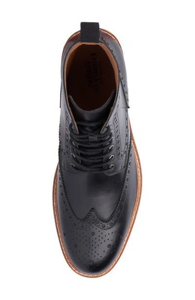 Vintage Foundry Parker Wingtip Boot In Black