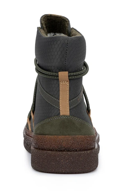 Hybrid Green Label Men's Shift High Top Sneakers Men's Shoes In Olive