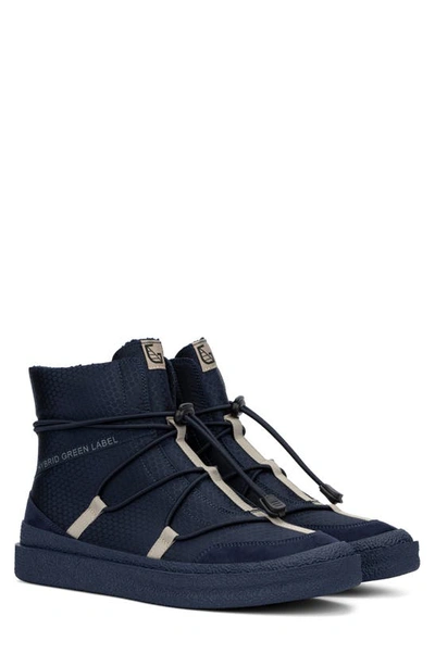 Hybrid Green Label Men's Shift High Top Sneakers Men's Shoes In Navy