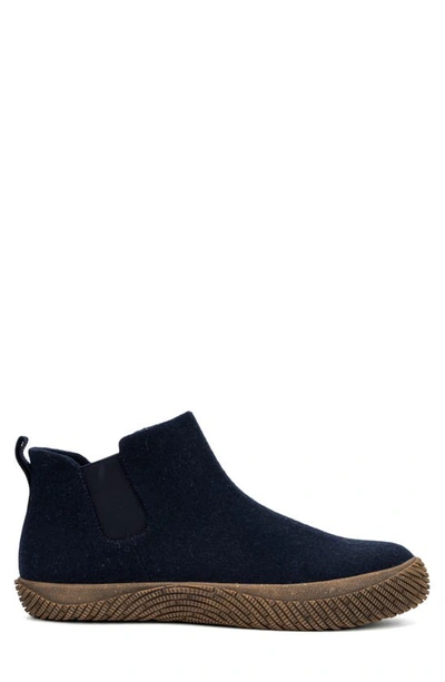 Hybrid Green Label Men's Echo Slip On Merino Wool Sneakers In Navy