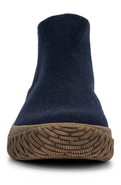 Hybrid Green Label Men's Echo Slip On Merino Wool Sneakers In Navy