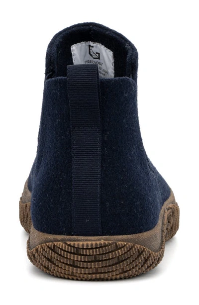 Hybrid Green Label Men's Echo Slip On Merino Wool Sneakers In Navy