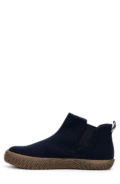 Hybrid Green Label Men's Echo Slip On Merino Wool Sneakers In Navy