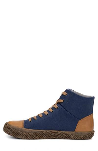 Hybrid Green Label Men's The Wolsey 2.0 High Top Sneakers Men's Shoes In Navy