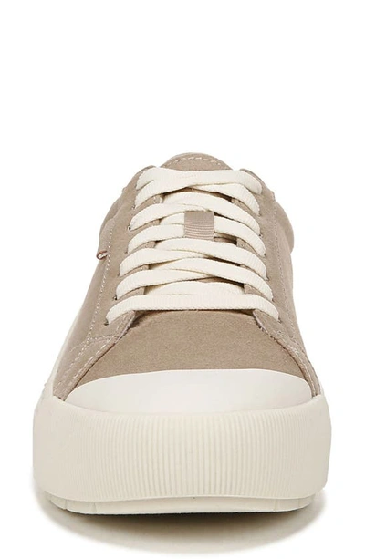 Dr. Scholl's Women's Time Off Go Closed Round Toe Lace Up Platform Sneakers In Taupe