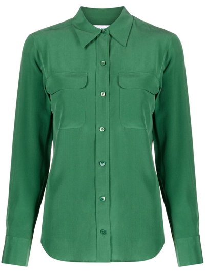 Shop Equipment Femme Shirt In Green