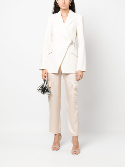 Simkhai Off-centre Front Blazer In Neutrals