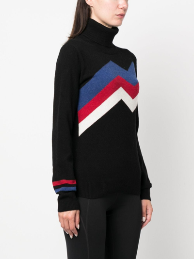 Shop Rossignol Mountain Intarsia-knit Jumper In Black