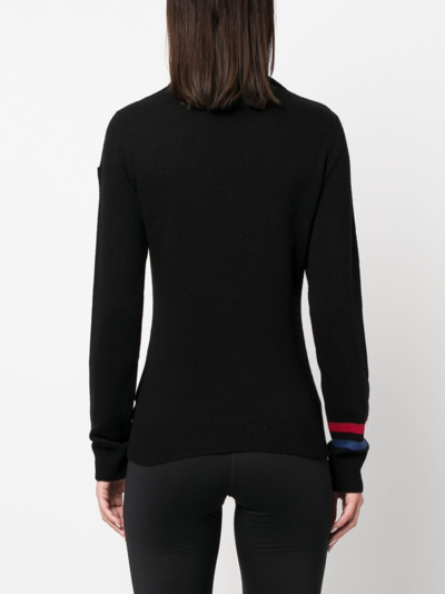 Shop Rossignol Mountain Intarsia-knit Jumper In Black