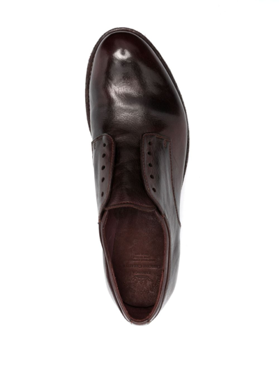 Shop Officine Creative Lexikon 012 Flat Leather Brogues In Brown