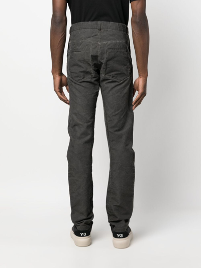 Isaac Sellam Experience Epicurien Straight-leg Trousers In Grey