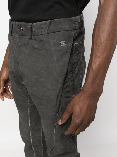 Isaac Sellam Experience Epicurien Straight-leg Trousers In Grey