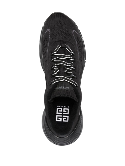 Shop Givenchy Tk-mx Runner Panelled-design Sneakers In Black