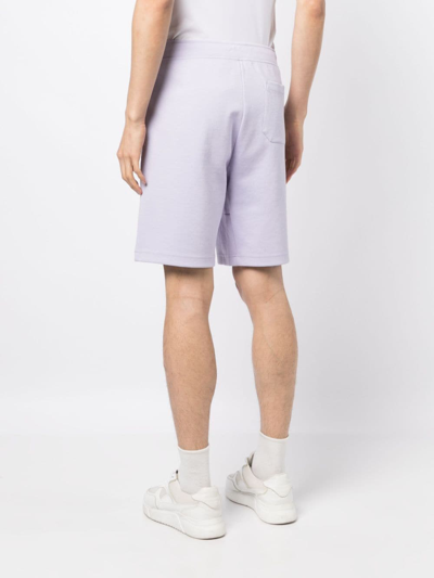 Shop Polo Ralph Lauren Polo Pony Cotton Blend Shorts In Purple