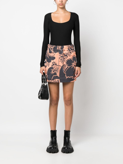 Shop Vivienne Westwood Boxer A-line Miniskirt In Grey