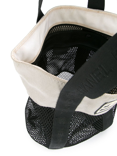 Pre-owned Chanel Sports Line Shopping Bag In Black