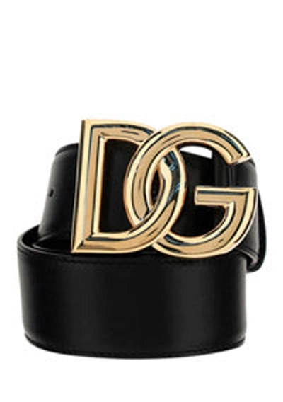 Shop Dolce & Gabbana Leather Belt