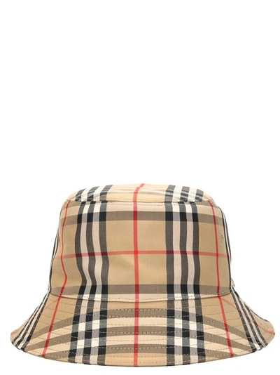 Shop Burberry Check Bucket Hat