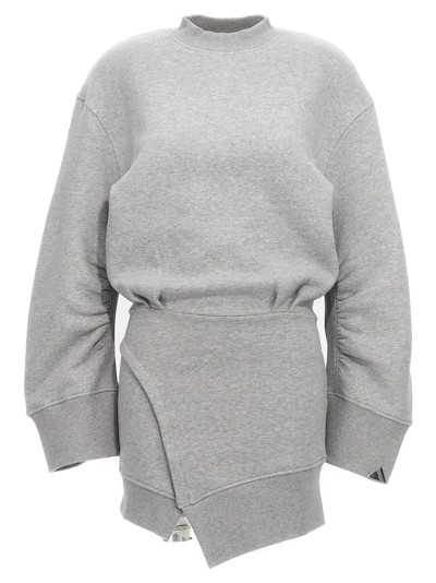 Shop Attico Ivory Dresses Gray