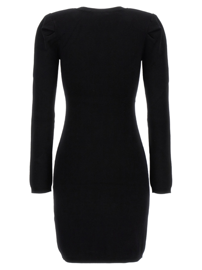 Shop Liu •jo Knitted Dress Dresses Black