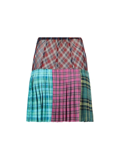 Shop Andersson Bell Paulina Check Mini Skirt