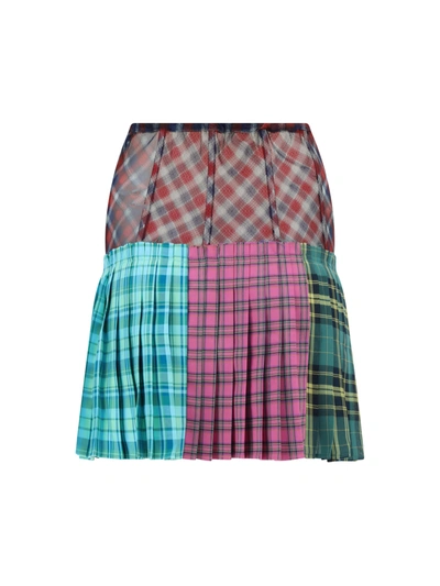 Shop Andersson Bell Paulina Check Mini Skirt